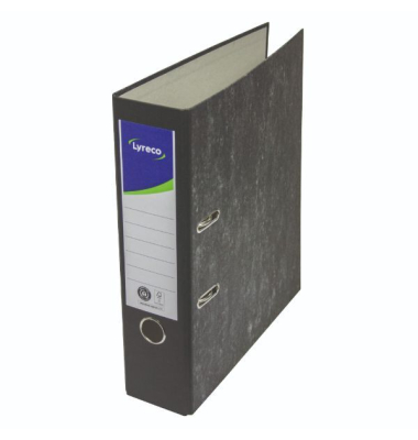 Ordner 10322402, A4 80mm Karton schwarz