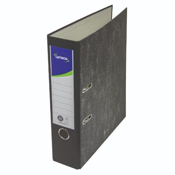 Alpedia Ordner 10322402, A4 80mm breit Karton schwarz 3662168018401 Alpedia