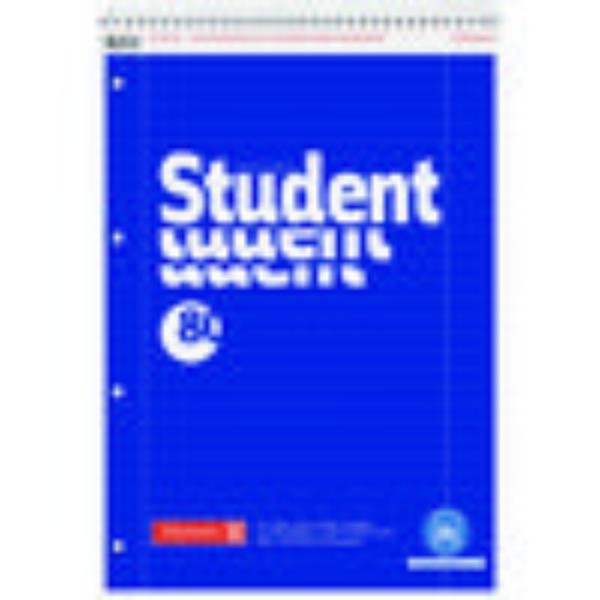 Brunnen Collegeblock 106781101 Student, liniert / Liniert mit Rand, A4, 70g, blau, 80 Blatt 4003273325685 Brunnen