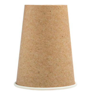 Pappbecher ohne Plastik, 20 cl