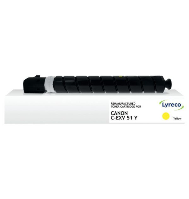Toner Neutral 15646514, kompatibel zu CANON C-EXV51, 60000, gelb