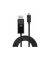 43342 Adapterkabel Displayport, USB Typ C an DP, Schwarz