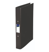 Ringbuch ohne 54381LYSE, A4 2 Ringe 25mm Ring-Ø Polypropylen, Karton schwarz