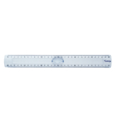 Doppellineal Neutral, Plastik, Länge: 30cm