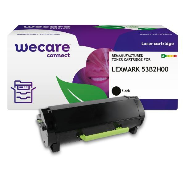3112539816650 - Toner K18136W4 (kompatibel zu Lexmark 53B2H00) schwarz ca 25000 Seiten 3112539816650 wecare