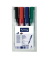 Permanentmarker DGR151205, Packung, rot, blau, schwarz, gr&uuml;n, mittel Kugel