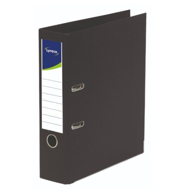 Ordner 9960006, A4 45mm schmal PP vollfarbig schwarz