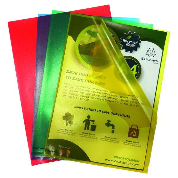 3130630583400 - Aktenhüllen Forever® aus Recycling-Polypropylen genarbt 120µ für DIN A4 25 Stück