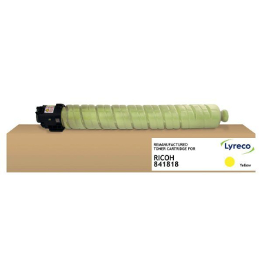 Toner Neutral 15646718, kompatibel zu Ricoh 841818, 18000 Seiten, gelb