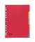 Kartonregister 29240, 5-teilig blanko, A4, 240 g/m&sup2;, farbige Taben, 5-teilig