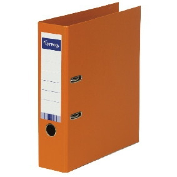 Alpedia Ordner 9960378, A4 80mm breit PP vollfarbig orange 3662168000734 Alpedia