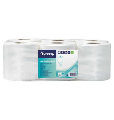 Rollenhandt&uuml;cher 42947.4, Innenabrollung, 2-lagig, wei&szlig;, Recyclingpapier