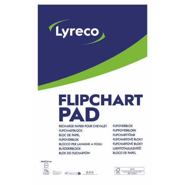 Alpedia Flipchartblock EURO 890058, 63x97,5cm, blanko, 70g 3662168057202 Alpedia 5 Stück