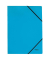 Eckspannmappe 39080035, A4 blau Karton 430g