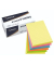 Haftnotizen 12953297, 100x150mm, gelb/pink/blau/orange/grün, rechteckig