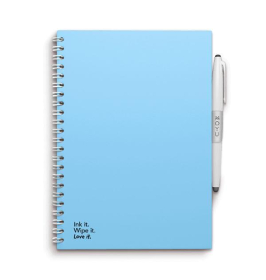 Notizbuch 8720618350084, blau, A5, kariert, 20 Blatt / 40 Seiten