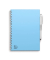 Notizbuch 8720618350084, blau, A5, kariert, 20 Blatt / 40 Seiten