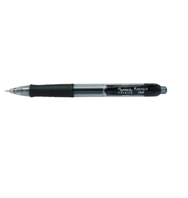 Gelschreiber Neutral Premium Grip, Strichstärke: 0,5mm, mit Druckmechanik, swz