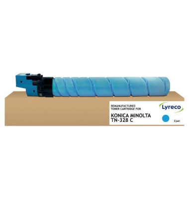 Toner Neutral 15646525, kompatibel zu Konica Minolta TN-328, 28000 Seiten, cyan