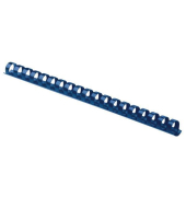 Plastikbinder&uuml;cken 5330902, US-Teilung, 21 Ringe auf A4, blau, 10mm