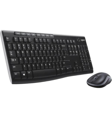 TastaturMaus-Set 920-010028 MK270 EDU, QWERTZ, kabellos, schwarz