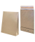 Faltentaschen 69115, Sonderformat, ohne Fenster, haftklebend, 80mm-Falte, braun