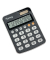 Tischrechner Neutral Office Desk, 12-stellig, Solar-Batteriebetrieb, schwarz
