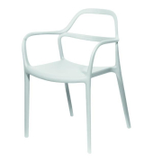 Meet Outdoor-Stuhl Nova, Wei&szlig;