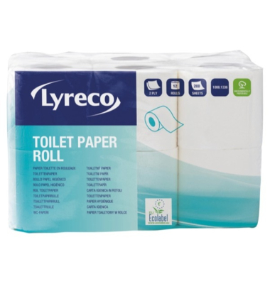 Toilettenpapier  42947.6, 2-lagig, wei&szlig;, 200 Blatt / Rolle,