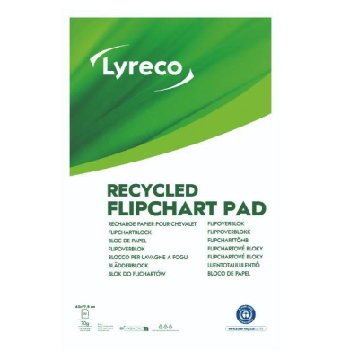 Neutral Flipchartblock Euro 70 Grammatur Recyc 20 Blatt