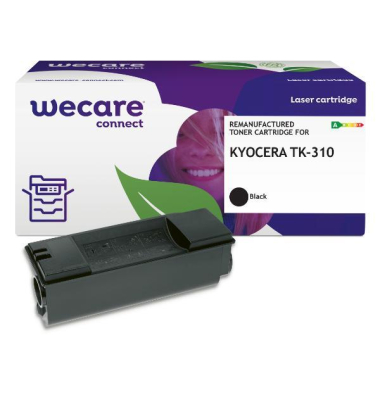 Toner K12390W4 (kompatibel zu Kyocera TK-310), schwarz, ca. 12000 Seiten
