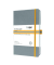 Notizbuch LS100, grau, A5, kariert, 80g, 88 Blatt / 176 Seiten
