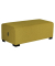 Hizia Sofa Pouf 2-Sitzer Safran Gelb