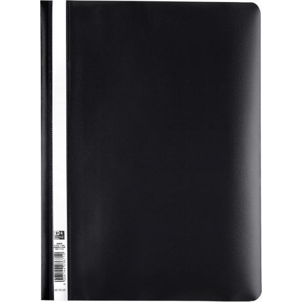 Oxford Schnellhefter Klassisch-Serie 400152408, A4, schwarz, Polypropylen (PP), 80g, Vorderdeckel transparent 4006144036710 Oxford
