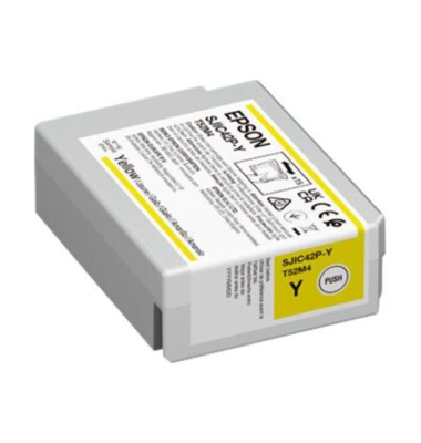 Druckerpatrone C13T52M440 (kompatibel zu Epson ColorWorks CW-C4000E), gelb