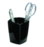 Stifteköcher Neutral Style mit 2 Fächer schwarz