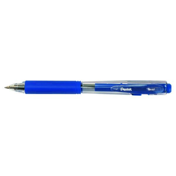 0072512196113 - BK437 Druckkugelschreiber 07 mm Blau 0072512196113 Pentel