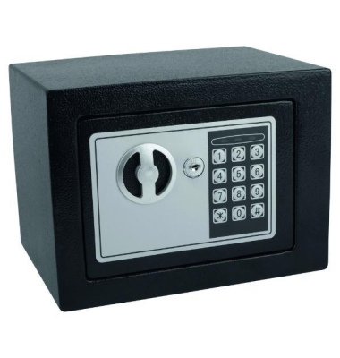 Tresor 8005680 26kg schwarz mit Elektronikschloss 