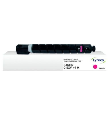 Toner Neutral 15646649, kompatibel zu Canon C-EXV49, 19000 Seiten, magenta