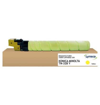 Toner Neutral 15646731, kompatibel zu Konica Minolta TN-328, 28000Seiten, gelb
