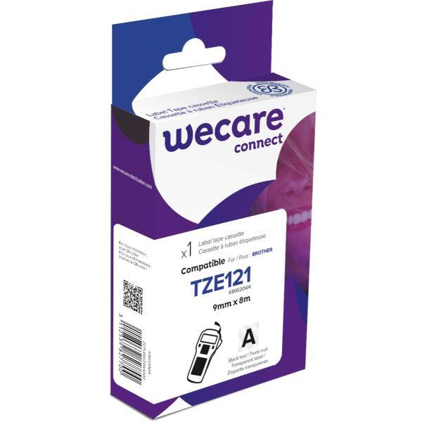 3112539827700 - Schriftband K80020W4 9mm x 8m schwarz transparent laminiert kompatibel zu P-touch TZe-121 3112539827700 12 Stück 3112539827700 - Schriftband K80020W4 9mm x 8m schwarz transparent laminiert kompatibel zu P-touch TZe-121 3112539827700 12 Stück
