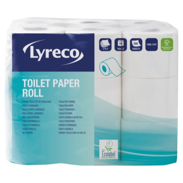 4255704331646 - Toilettenpapier Neutral 429477 3-lagig weiß 250 Blatt   Rolle 4255704331646 18 Stück