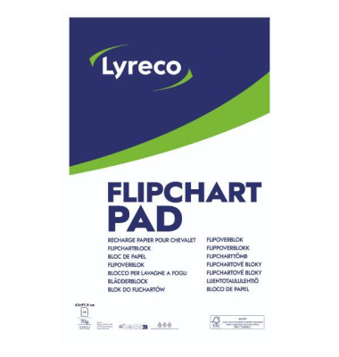 Neutral Flipchartblock Euroro 70 Grammatur Karo 50 Blatt