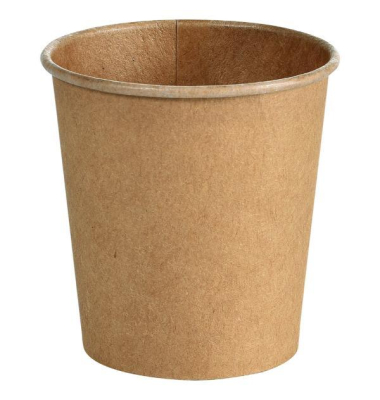 Becher für Automaten, PapWbc, 12 cl, braun