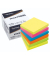 Haftnotizen 12953229, 75x75mm, farbig sortiert (hellblau/hellgelb/pink/orange/gr&uuml;n), quadratisch
