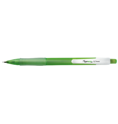 Druckbleistift Neutral Eco Recycling, LY-5.366.245, H&auml;rte HB, 0,7mm, gr&uuml;n, mit Radiergummi