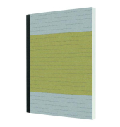Notizbuch SN100, Recycling, gelb, A5, liniert, 80g, 100 Blatt / 200 Seiten