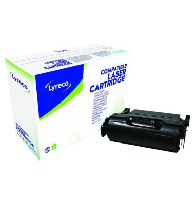 Neutral Toner kompatibel mit Lexmark T654X21, Reichweite: 36.000 Seiten, schwarz