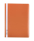 Schnellhefter 100742145, A4, orange, Polypropylen (PP), 80g, Vorderdeckel transparent