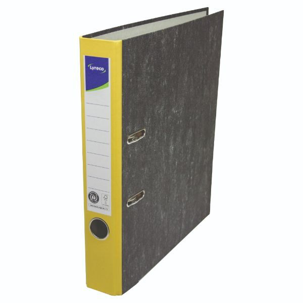 Alpedia Ordner Standard Neutral 10323814, A4 50mm schmal Karton schwarz/gelb 4014481207120 Alpedia